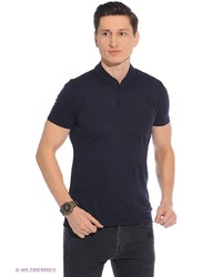 Мужская темно-синяя футболка-поло от Oodji