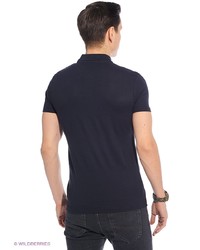 Мужская темно-синяя футболка-поло от Oodji