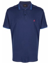 Мужская темно-синяя футболка-поло от Peuterey