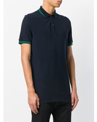 Мужская темно-синяя футболка-поло от Tomas Maier