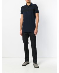 Мужская темно-синяя футболка-поло от Tomas Maier