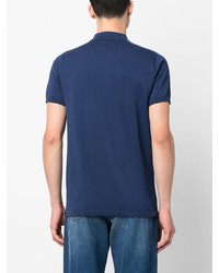 Мужская темно-синяя футболка-поло от Aspesi