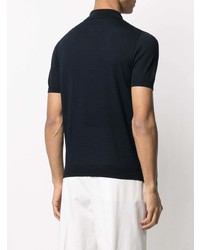 Мужская темно-синяя футболка-поло от Malo
