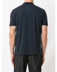 Мужская темно-синяя футболка-поло от Track & Field