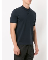 Мужская темно-синяя футболка-поло от Track & Field