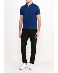 Мужская темно-синяя футболка-поло от Replay