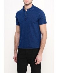 Мужская темно-синяя футболка-поло от Replay