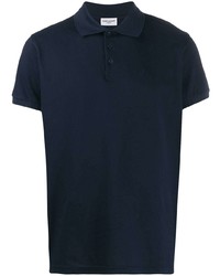 Мужская темно-синяя футболка-поло от Saint Laurent