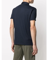 Мужская темно-синяя футболка-поло от Eleventy