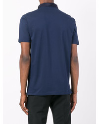 Мужская темно-синяя футболка-поло от Lanvin