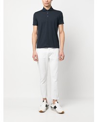 Мужская темно-синяя футболка-поло от Cruciani