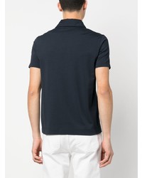 Мужская темно-синяя футболка-поло от Cruciani