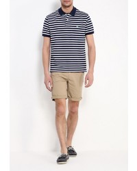 Мужская темно-синяя футболка-поло от SPRINGFIELD