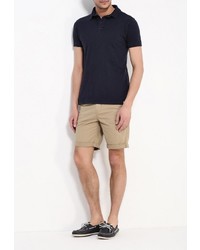 Мужская темно-синяя футболка-поло от SPRINGFIELD