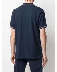 Мужская темно-синяя футболка-поло от Fila