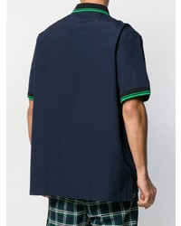 Мужская темно-синяя футболка-поло от Marni