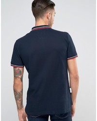 Мужская темно-синяя футболка-поло от Lambretta