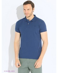 Мужская темно-синяя футболка-поло от Tom Farr