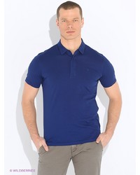 Мужская темно-синяя футболка-поло от Tom Farr