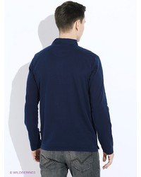 Мужская темно-синяя футболка-поло от Tom Tailor