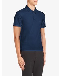 Мужская темно-синяя футболка-поло от Prada