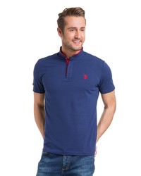 Мужская темно-синяя футболка-поло от U.S. Polo Assn.