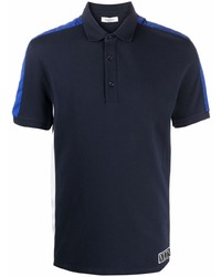 Мужская темно-синяя футболка-поло от Valentino