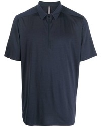 Мужская темно-синяя футболка-поло от Veilance