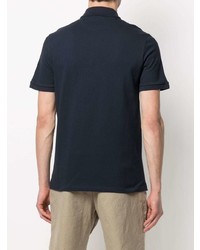 Мужская темно-синяя футболка-поло от Valentino