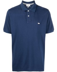 Мужская темно-синяя футболка-поло от Woolrich