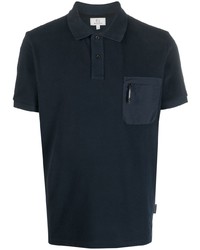 Мужская темно-синяя футболка-поло от Woolrich