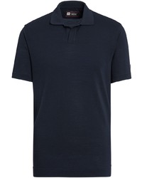 Мужская темно-синяя футболка-поло от Z Zegna