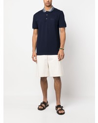 Мужская темно-синяя футболка-поло от Missoni