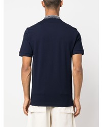 Мужская темно-синяя футболка-поло от Missoni