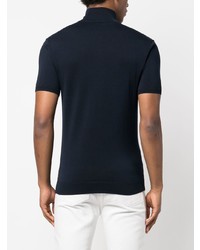 Мужская темно-синяя футболка-поло от Ron Dorff