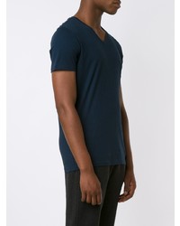 Мужская темно-синяя футболка с v-образным вырезом от ATM Anthony Thomas Melillo