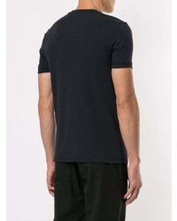 Мужская темно-синяя футболка с v-образным вырезом от Dolce & Gabbana