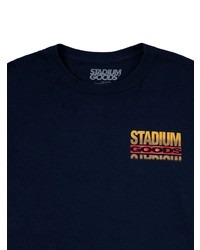 Мужская темно-синяя футболка с длинным рукавом с принтом от Stadium Goods