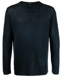 Мужская темно-синяя футболка с длинным рукавом от Avant Toi