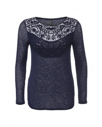 Женская темно-синяя футболка с длинным рукавом от Concept Club