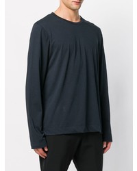 Мужская темно-синяя футболка с длинным рукавом от Joseph