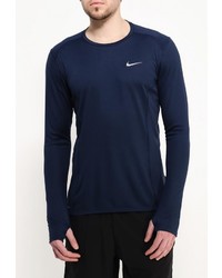 Мужская темно-синяя футболка с длинным рукавом от Nike