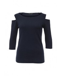 Женская темно-синяя футболка с длинным рукавом от Sela