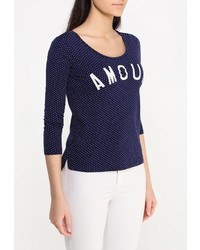 Женская темно-синяя футболка с длинным рукавом от SPRINGFIELD