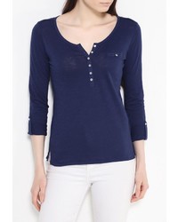 Женская темно-синяя футболка с длинным рукавом от SPRINGFIELD