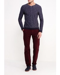 Мужская темно-синяя футболка с длинным рукавом от Tom Tailor