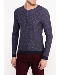 Мужская темно-синяя футболка с длинным рукавом от Tom Tailor