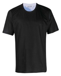 Мужская темно-синяя футболка с круглым вырезом с принтом от Craig Green