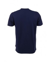 Мужская темно-синяя футболка с круглым вырезом с принтом от Everlast