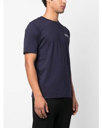 Мужская темно-синяя футболка с круглым вырезом с принтом от North Sails